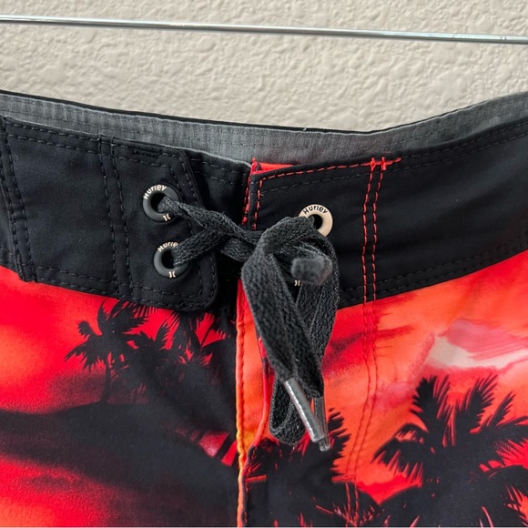 Hurley Men's Swim Trunks Board Shorts Tropical Vacation Bright Colors Size 38 - Picture 3 of 5